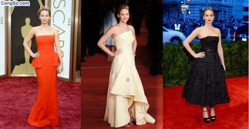 12 bộ váy Dior đẹp nhất của Jennifer Lawrence