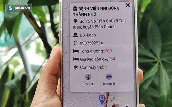 Ứng dụng Oxy 247 tìm giường, máy thở cho F0, nỗ lực 