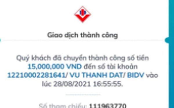 Lập tài khoản Zalo, đăng ký TK ngân hàng trùng tên người bị lợi dụng để lừa chuyển khoản với số tiền lớn