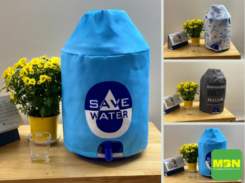 Kênh Công Sở giới thiệu xưởng may sản xuất bao trùm bình nước 21 lít