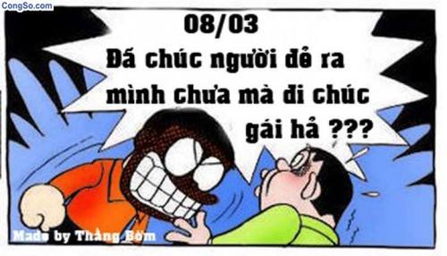 Ảnh 'chế' vui nhộn dành riêng ngày 8/3 của cư dân mạng