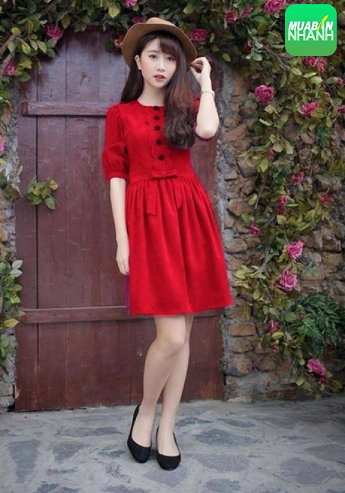 Áo đầm dạo phố rẻ