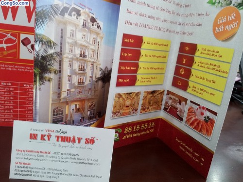 Các yếu tố hình thành mức báo giá in brochure
