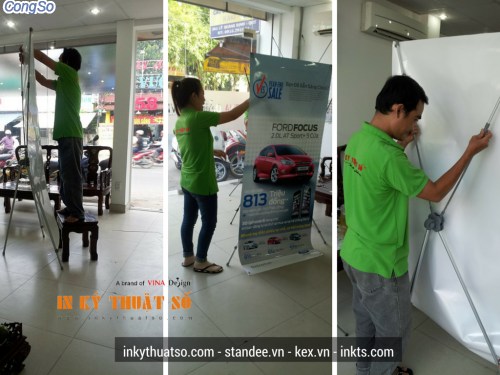 Chuyên cung cấp các loại standee giá rẻ, standee nhựa đen