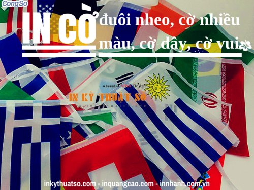 Cờ đuôi nheo, cờ nhiều màu, cờ dây, cờ vui