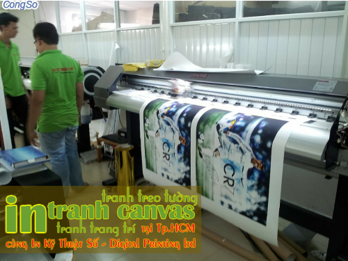 Dịch vụ in tranh canvas chất lượng cao của Công ty TNHH In Kỹ Thuật Số - Digital Printing