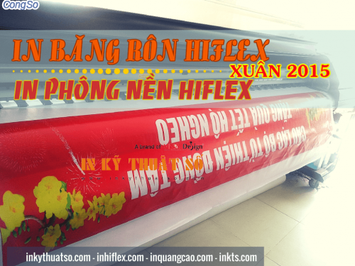 In ấn băng rôn – phông chúc mừng năm mới 2015