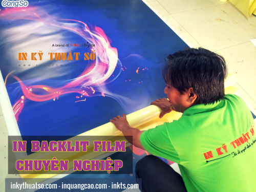 In backlit film chất lượng cao