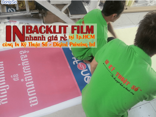 In backlit film nhanh