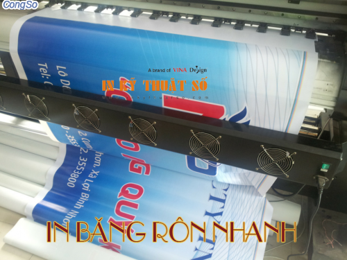 In băng rôn mừng giáng sinh