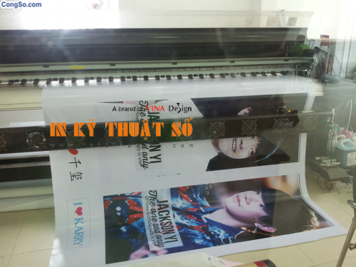 In banner hiflex khổ lớn, dài treo sự kiện offline sinh nhật thần tượng