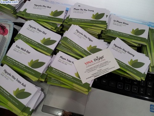 In danh thiếp cho nhân viên sale của công ty