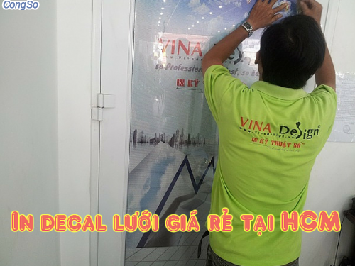 In decal lưới giá rẻ tại HCM