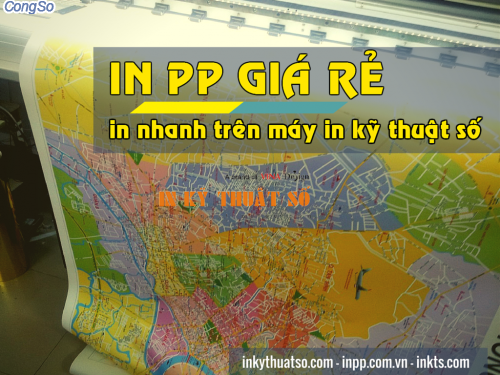 In PP giá rẻ khổ lớn làm bản đồ giao thông Tp.HCM