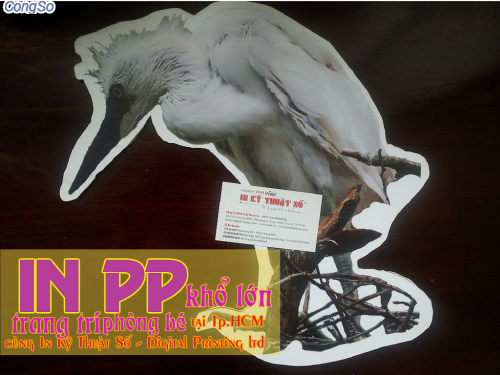 In PP khổ lớn trang trí phòng bệnh trẻ em