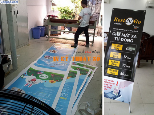In pp standee giá rẻ