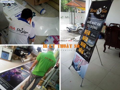 In pp standee làm poster treo sự kiện