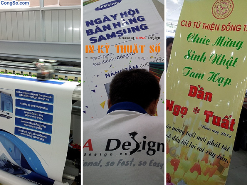 In pp standee ngoài trời giá rẻ