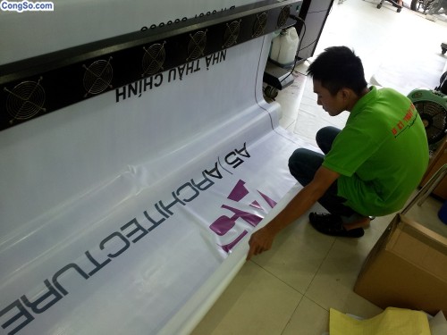 In quảng cáo ngoài trời hiflex giới thiệu nhà thầu chính A5 Architecture