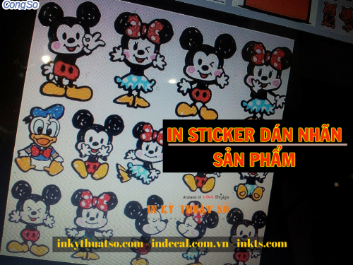 In sticker dán sản phẩm