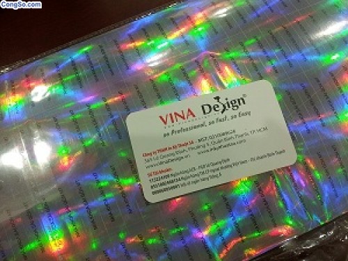 In tem 7 màu chống hàng giả cho sản phẩm