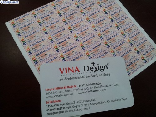 In tem bảo hành cho sản phẩm, đảm bảo quyền lợi cho khách hàng