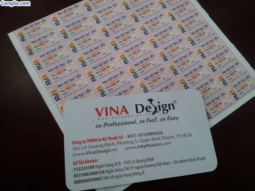 In tem vỡ làm tem bảo hành sản phẩm điện tử