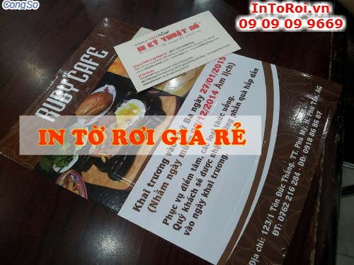 In tờ rơi TPHCM, trung tâm in tờ rơi quảng cáo giá rẻ, in số lượng lớn tờ rơi giá rẻ