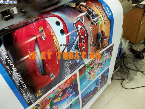 In tranh canvas tranh mực dầu treo tường hình nhân vật hoạt hình