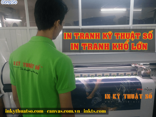 In tranh kỹ thuật số, in tranh khổ lớn