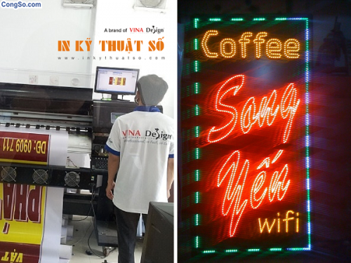 Làm bảng hiệu với đèn LED