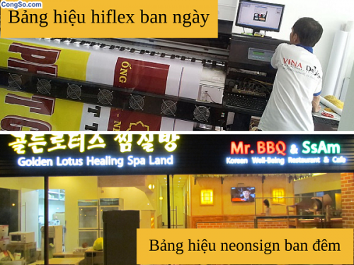 Làm bảng hiệu với đèn neonsign