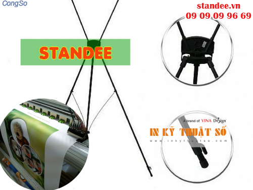 Standee giá rẻ, cung cấp standee - in PP giá rẻ