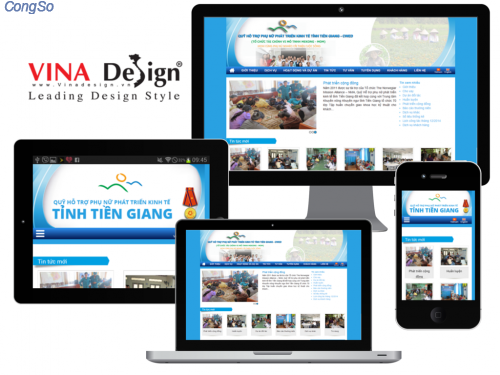 Thiết kế website cho Quỹ hỗ trợ phụ nữ phát triển kinh tế tỉnh Tiền Giang - CWED - mom.com.vn