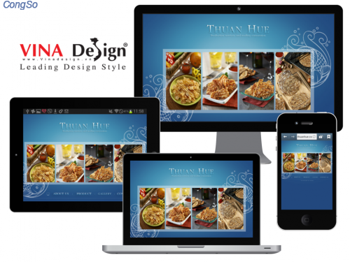 Thiết kế website Công Ty Cổ Phần Sản xuất Dịch vụ và Thương mại Thuận Huệ - thuanhue.com