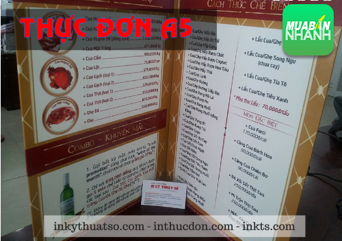 Thực đơn A5