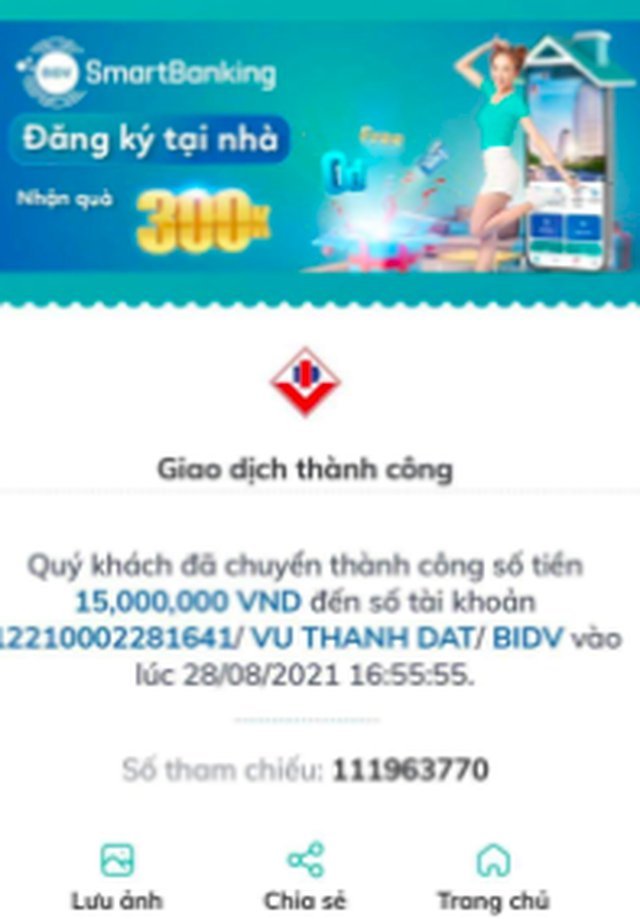 Lập tài khoản Zalo, đăng ký TK ngân hàng trùng tên người bị lợi dụng để lừa chuyển khoản với số tiền lớn