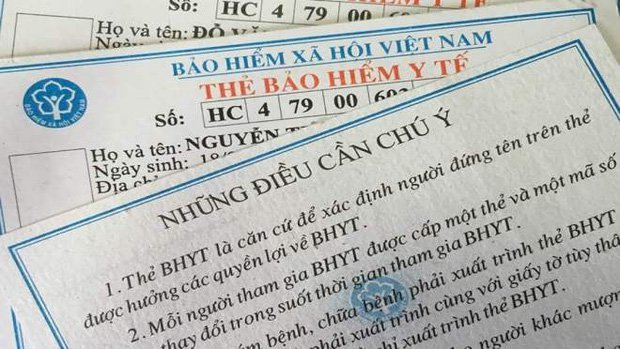 Thẻ Bảo hiểm y tế giấy