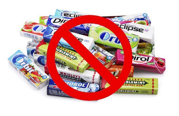  Kẹo cao su bị cấm ở Singapore 