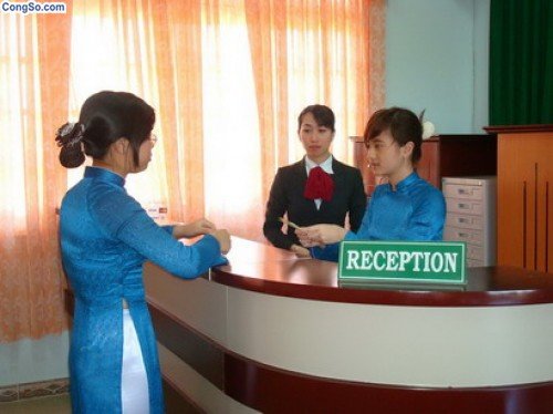 Lễ tân chuyên nghiệp