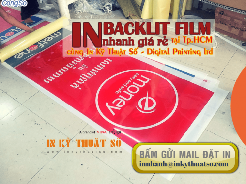 Gui email yeu cau dat in backlit film nhanh tai Cong ty TNHH In Ky Thuat So - Digital Printing 