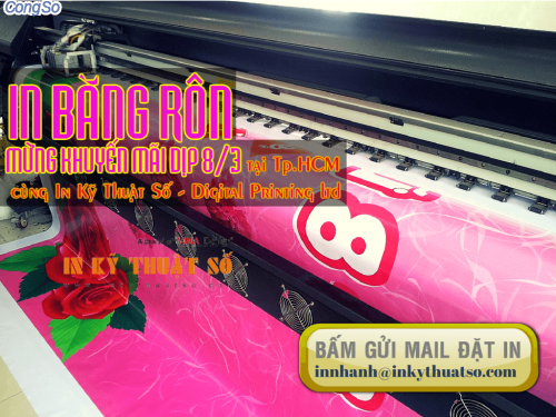 Gui email yeu cau dat in bang ron khuyen mai uy tin tai Cong ty TNHH In Ky Thuat So - Digital Printing 
