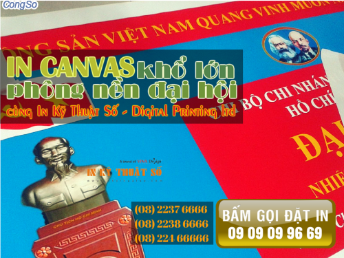 Bam goi dat dich vu in canvas kho lon lam phong nen tu Cong ty TNHH In Ky Thuat So - Digital Printing 