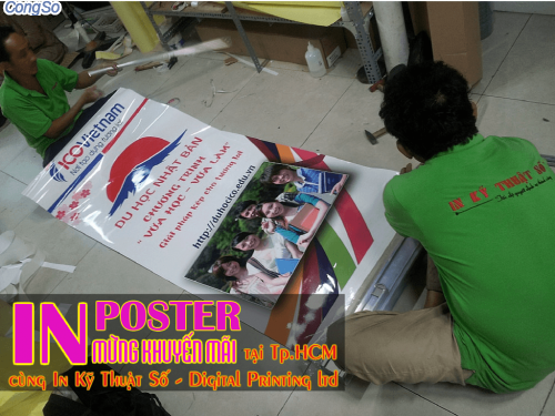 In PP poster cung dat mua ke X, banner cuon ngay trong ngay tai Cong ty TNHH In Ky Thuat So - Digital Printing 